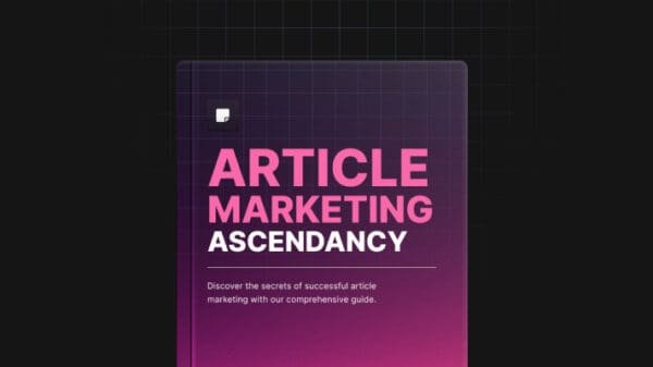 Article Marketing Ascendancy - eBook by Legalit